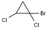 1-Bromo-1,2-dichlorocyclopropane Struktur