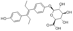 DIETHYLSTILBESTROL GLUCURONIDE Struktur