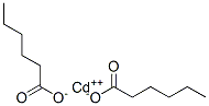 Dihexanoic acid cadmium salt Struktur