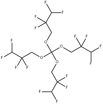 TETRAKIS(2,2,3,3-TETRAFLUOROPROPYL)ORTHOCARBONATE Struktur