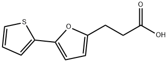 3-(5-THIOPHEN-2-YL-FURAN-2-YL)-PROPIONIC ACID Struktur