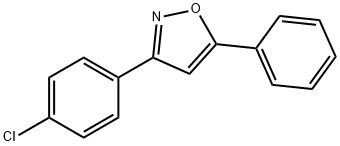 3-(4-Chlorophenyl)-5-phenylisoxazole Struktur