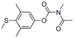 N-Acetyl-N-methylcarbamic acid 3,5-dimethyl-4-(methylthio)phenyl ester Struktur