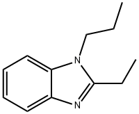 1H-Benzimidazole,2-ethyl-1-propyl-(9CI) Struktur