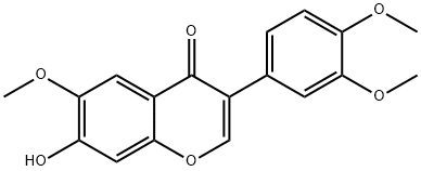 7-Hydroxy-3',4',6-trimethoxyisoflavone Struktur