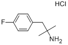 1-(4-FLUOROPHENYL)-2-METHYL-2-AMINOPROPANE HYDROCHLORIDE Struktur