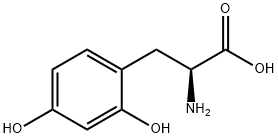 2,4-dihydroxyphenylalanine Struktur