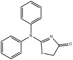 2-(diphenylamino)thiazol-4(5H)-one Struktur