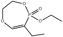 2H-1,5,2-Dioxaphosphepin,2-ethoxy-3-ethyl-6,7-dihydro-,2-oxide,(3E)-(9CI) Struktur