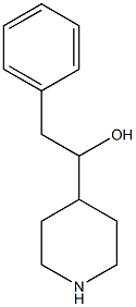 2-Phenyl-1-piperidin-4-ylethanol Struktur