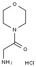 2-AMINO-1-MORPHOLIN-4-YL-ETHANONE HCL Struktur