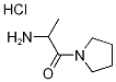 2-Amino-1-(1-pyrrolidinyl)-1-propanonehydrochloride Struktur