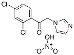 1-[2-(2,4-dichlorophenyl)-2-oxoethyl]-1H-imidazole mononitrate Struktur