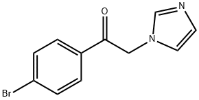 1-(4-BROMOPHENYL)-2-(1H-IMIDAZOL-1-YL)-1-ETHANONE Struktur