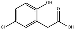 Benzeneacetic acid,5-chloro-2-hydroxy- Struktur