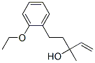 Benzenepropanol, alpha-ethenyl-2-ethoxy-alpha-methyl- (9CI) Struktur