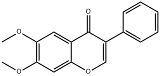 6,7-DIMETHOXYISOFLAVONE Struktur