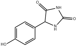 5-(4-Hydroxyphenyl)-2,4-imidazolidinedione Struktur