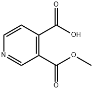 3-(METHOXYCARBONYL)ISONICOTINIC ACID Struktur