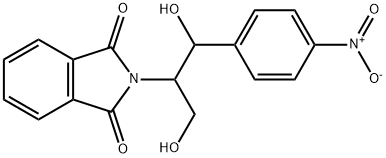 2-[2-HYDROXY-1-(HYDROXYMETHYL)-2-(4-NITROPHENYL)ETHYL]-1H-ISOINDOLE-1,3(2H)-DIONE Struktur