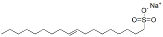 sodium 9-octadecene-1-sulphonate  Struktur