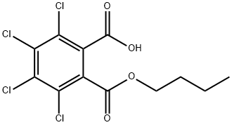 Monobutyl Tetrachlorophthalate Struktur