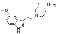 5-Methoxy-N,N-dipropyltryptaminehydrochloride Struktur