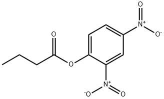 Butanoic acid 2,4-dinitrophenyl ester Struktur