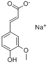 Sodium ferulic Struktur