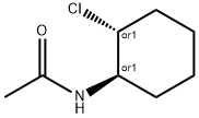 TRANS-1-CHLORO-2-ACETAMIDO CYCLOHEXANE Struktur