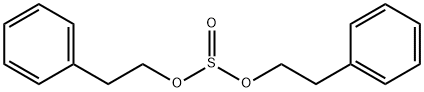 Sulfurous acid bis(2-phenylethyl) ester Struktur