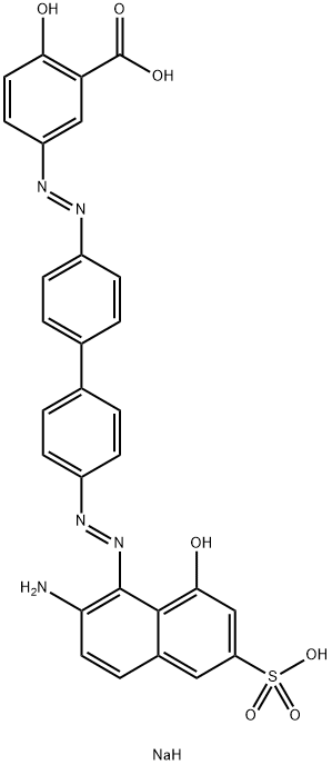 Dinatrium-5-[[4'-[(2-amino-8-hydroxy-6-sulfonato-1-naphthyl)azo][1,1'-biphenyl]-4-yl]azo]salicylat