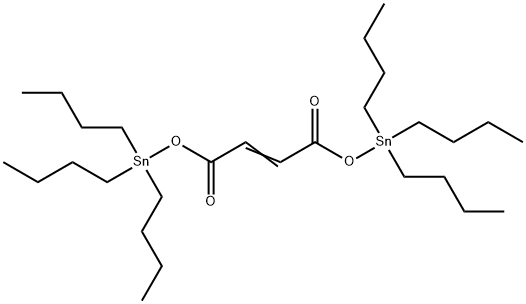 5,5,12,12-tetrabutyl-7,10-dioxo-6,11-dioxa-5,12-distannahexadec-8-ene Struktur