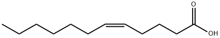 CIS-5-DODECENOIC ACID Struktur