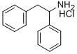 Ethylamine, 1,2-diphenyl-, hydrochloride Struktur