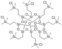 PSS-OCTAKIS(2-(CHLORODIMETHYLSILYL)ETHY& Struktur