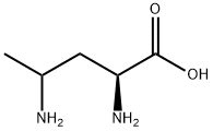 2,4-diaminopentanoic acid Struktur