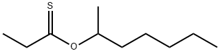 Thiopropionic acid S-heptyl ester Struktur