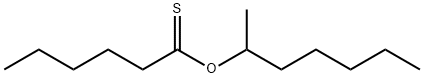 Hexanethioic acid S-heptyl ester Struktur