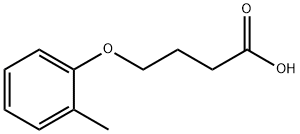 4-(2-METHYLPHENOXY)BUTANOIC ACID Struktur