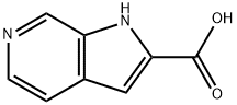 1H-pyrrolo[2,3-c]pyridine-2-carboxylic acid Struktur