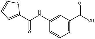 3-[(THIEN-2-YLCARBONYL)AMINO]BENZOIC ACID Struktur