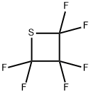 Hexafluorothietane Struktur