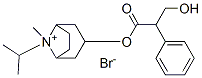 endo-3-(3-hydroxy-1-oxo-2-phenylpropoxy)-8-isopropyl-8-methyl-8-azoniabicyclo[3.2.1]octane bromide Struktur