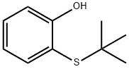 2-(tert-Butylthio)phenol Struktur