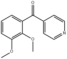 (2,3-Dimethoxyphenyl)-4-pyridinyl-methanone Struktur