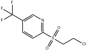 2-[(2-CHLOROETHYL)SULFONYL]-5-(TRIFLUOROMETHYL)PYRIDINE Struktur