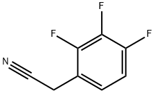 2,3,4-TRIFLUOROPHENYLACETONITRILE Struktur