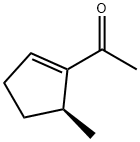 Ethanone, 1-[(5S)-5-methyl-1-cyclopenten-1-yl]- (9CI) Struktur