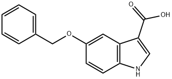 5-BENZYLOXY-1H-INDOLE-3-CARBOXYLIC ACID Struktur